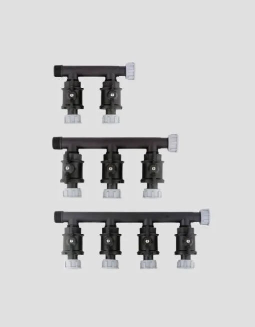 Colectores con válvula de bola 1″