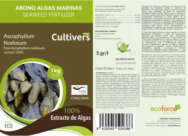 Abono Algas Marinas – CULTIVERS - Imagen 3