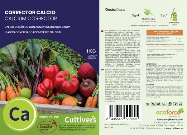 Corrector Calcio – CULTIVERS - Imagen 2