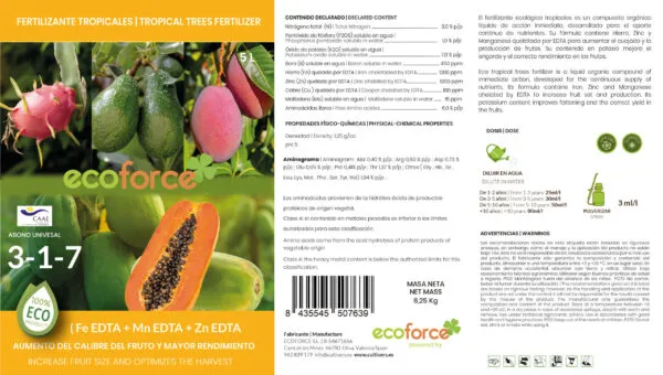 Abono Tropicales Líquido Ecológico – CULTIVERS - Imagen 3