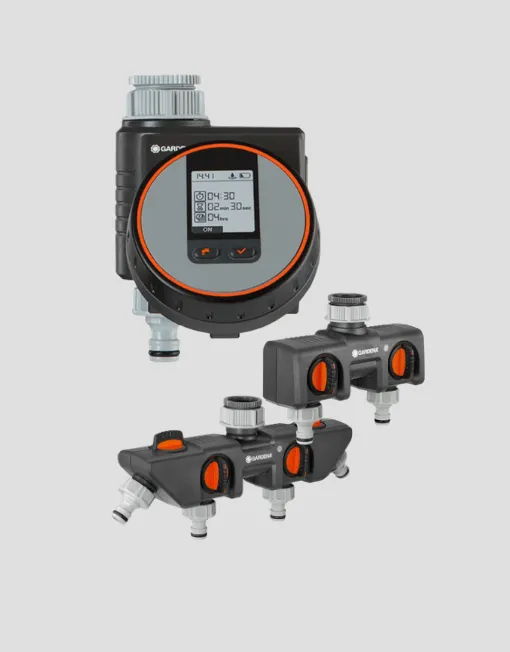 Programador de Riego Gardena SERIE 1884 y Accesorios