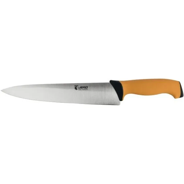 Ecoline cuchillo de cocina mango amarillo 25 cm