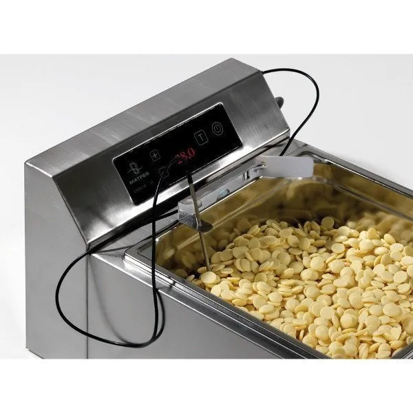 Choco sonda acero inoxidable con cable y soporte para todos los modelos de chocolateras y templadoras