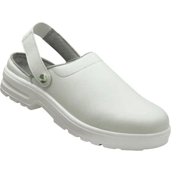 Silvo zuecos de seguridad blancos número 40