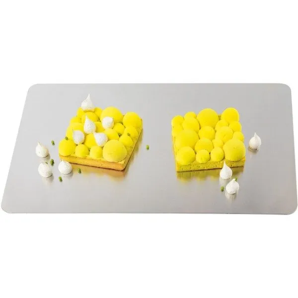 Placa pastelera aluminio sin borde 60 x 40 cm