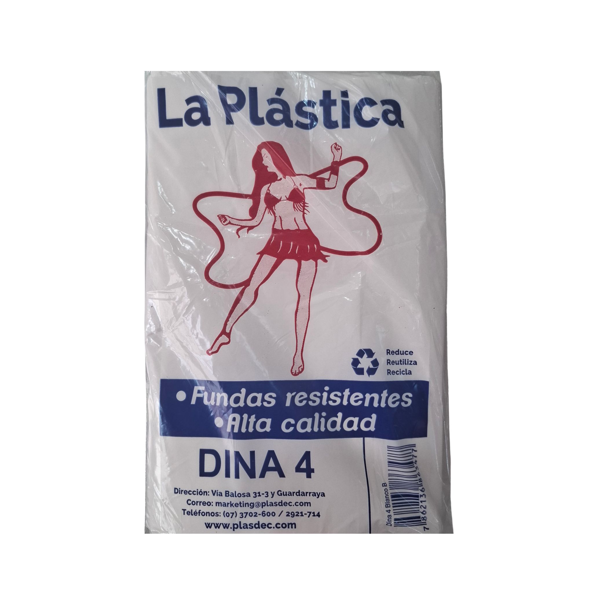 DINA 4 BLANCA LA PLASTICA BUL60PAQ80U