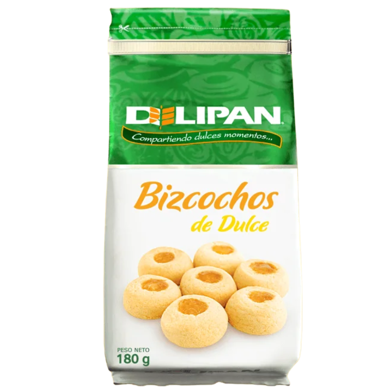 FUNDA BIZCOCHOS DE DULCE DELIPAN 180GR