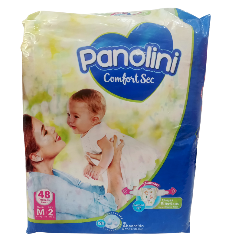 PAÑAL PANOLINI COMFORT SEC M/F2 48UN
