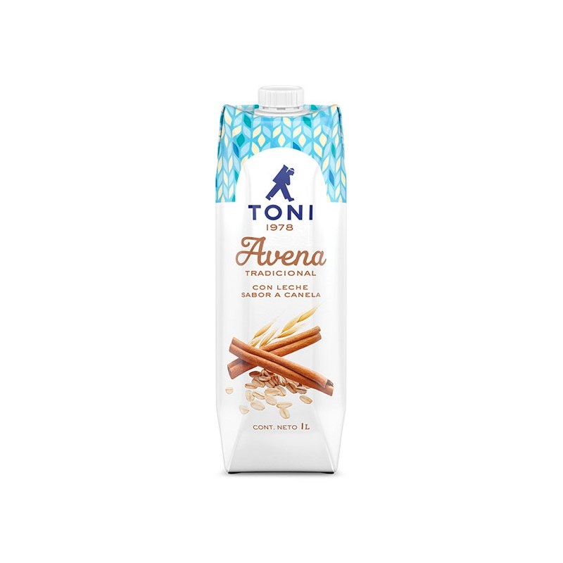 Avena Tradicional con Leche sabor Canela TONI, 1L