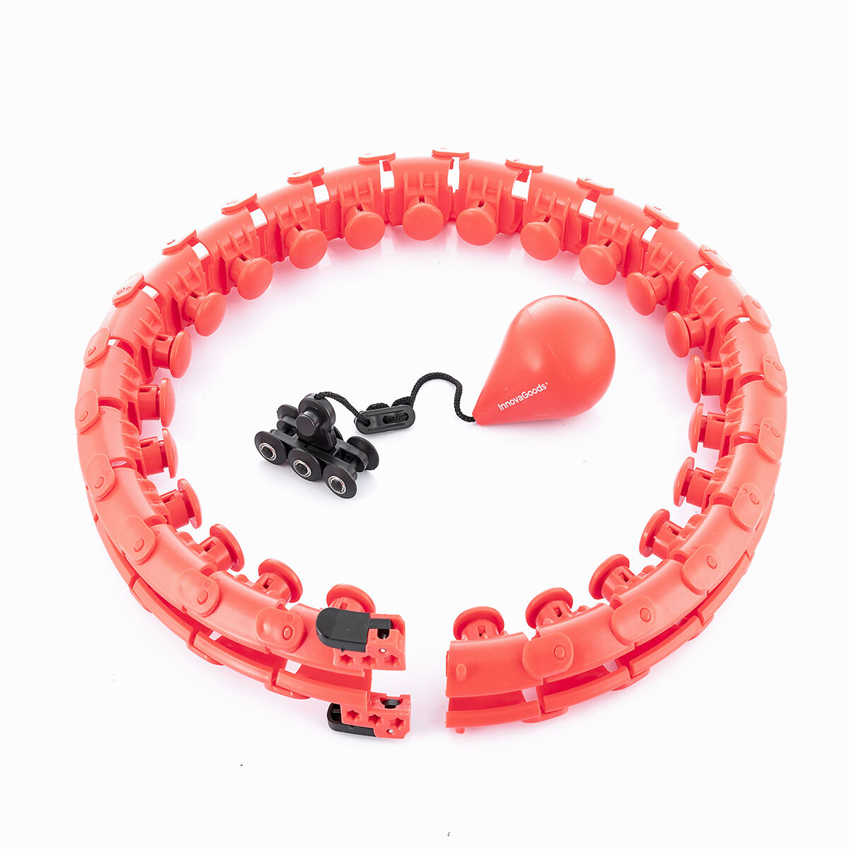 Aro de Fitness Inteligente Ajustable con Peso Fittehoop InnovaGoods - Imagen 9