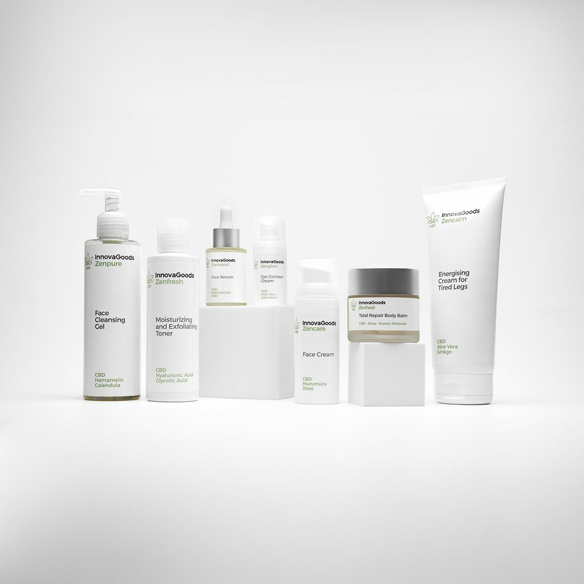 Crema para Piernas Cansadas Energizante CBD Zencalm InnovaGoods 200 ml - Imagen 7