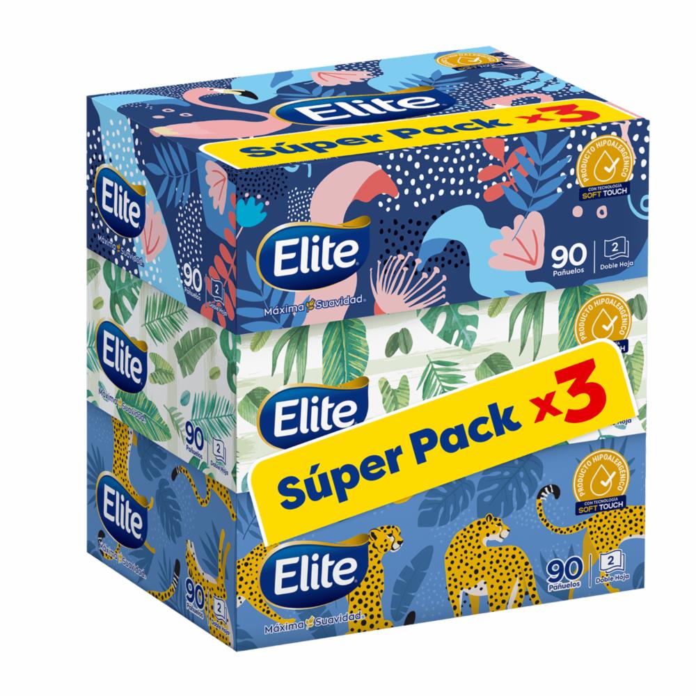 PAÑUELO ELITE INDIVIDUAL PACK X3