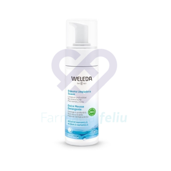 Espuma Limpiadora Suave Weleda, 150 ml
