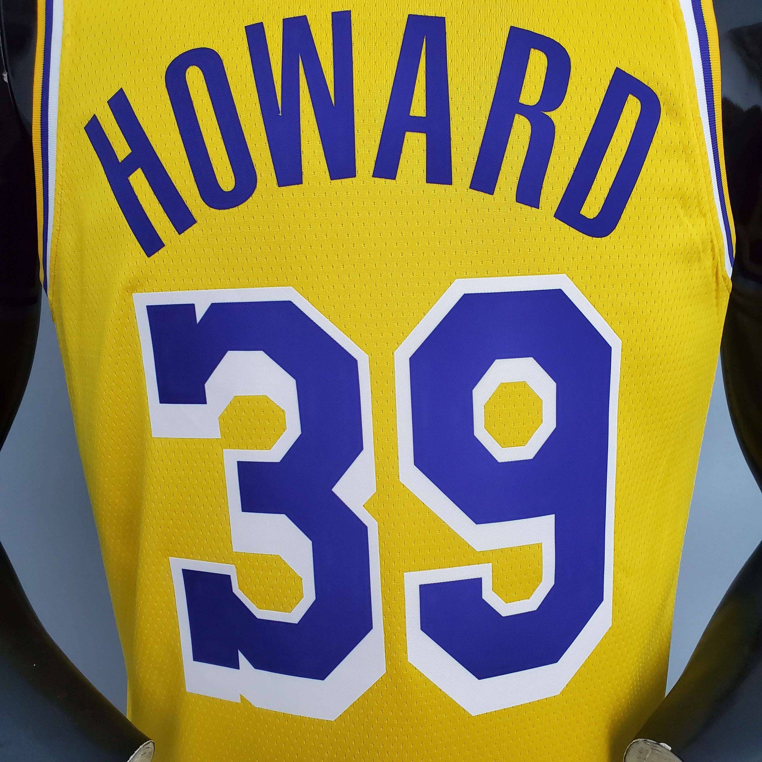 Camiseta Los Angeles Lakers Howard #39 Edition Round Neck Yellow - Imagen 2