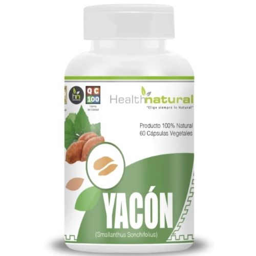 Yacon 60 capsulas Marca Health Natural