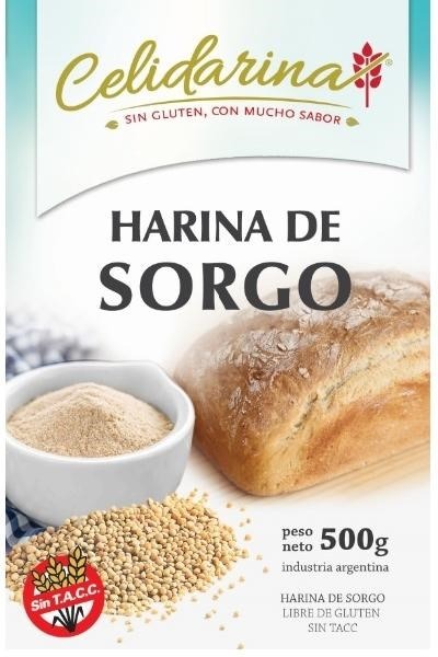HARINA DE SORGO 500GR CELIDARINA
