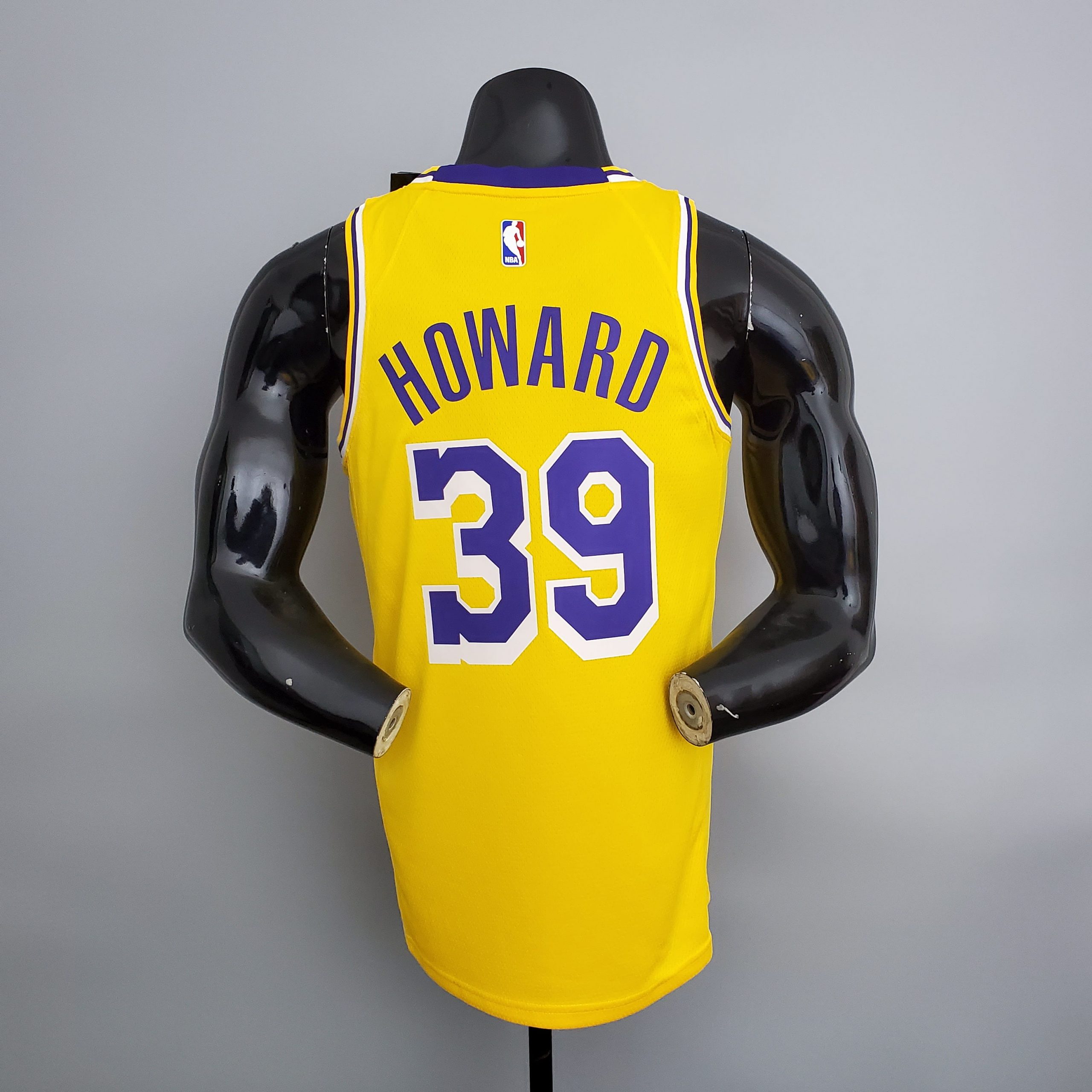Camiseta Los Angeles Lakers Howard #39 Edition Round Neck Yellow - Imagen 3