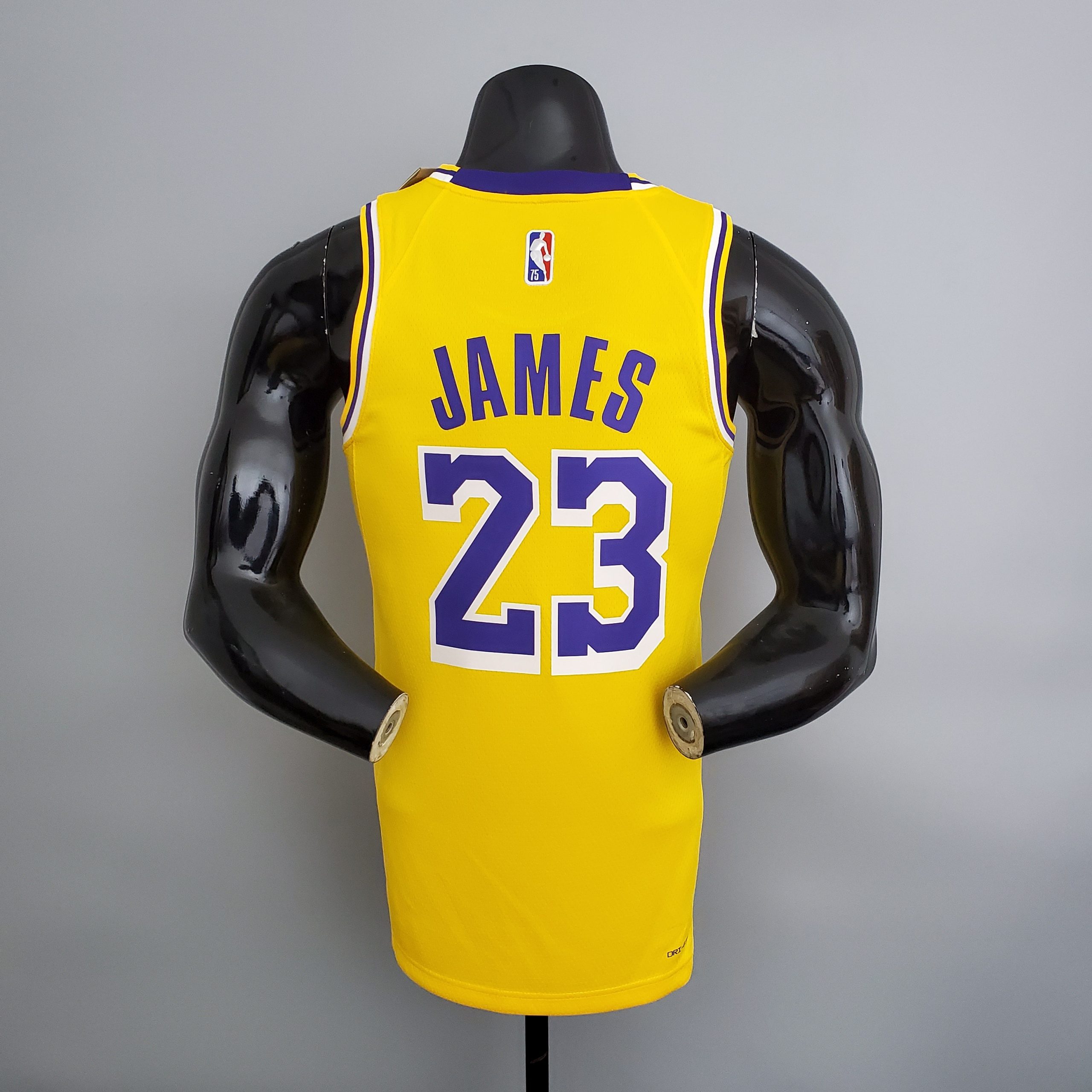 Camiseta Los Angeles Lakers James #23 75th Anniversary - Imagen 3