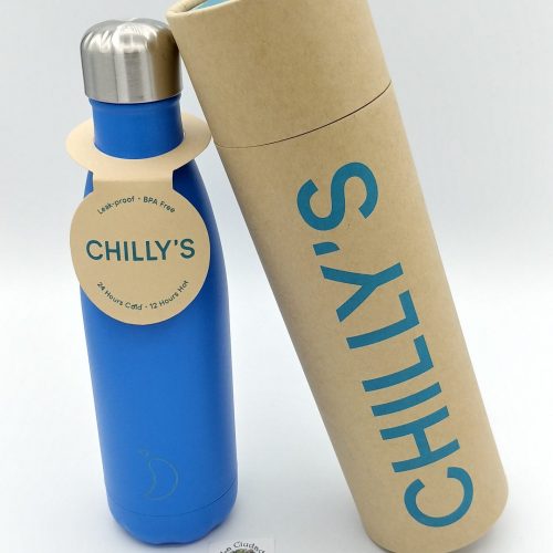 Botella Ecológica Chilly’s Azul Neon 750ml