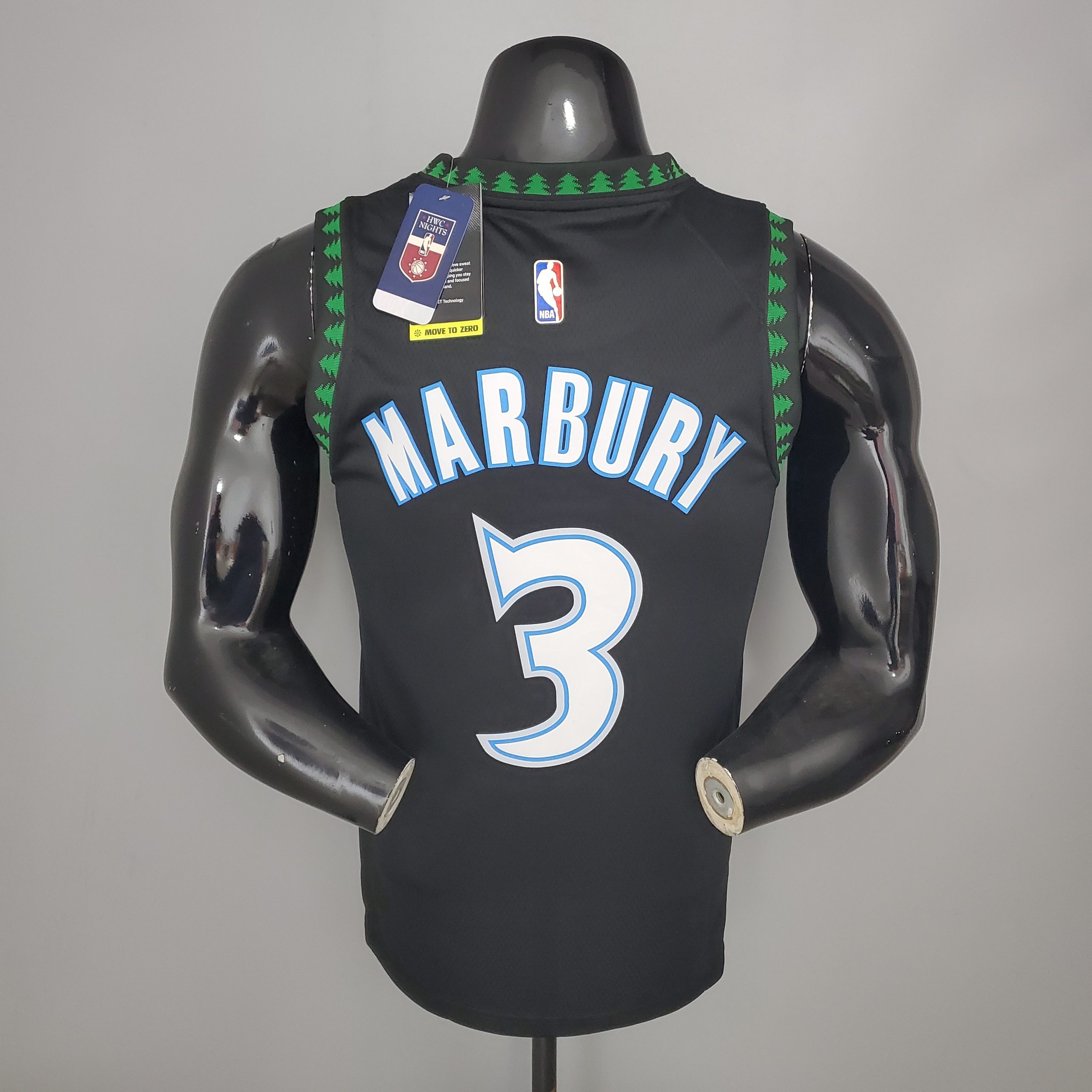 Camiseta Minnesota Timberwolves Marbury #3 Retro - Imagen 3