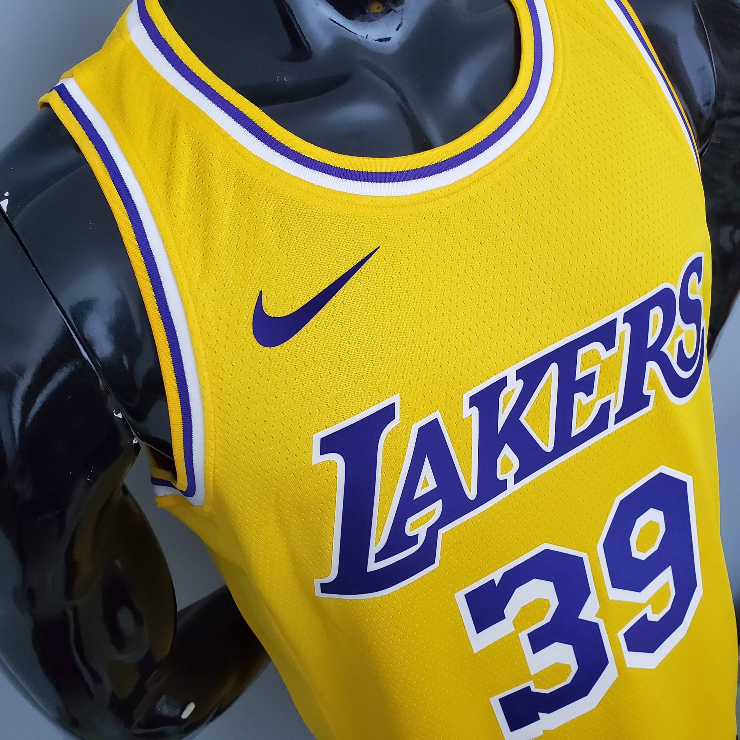 Camiseta Los Angeles Lakers Howard #39 Edition Round Neck Yellow - Imagen 5