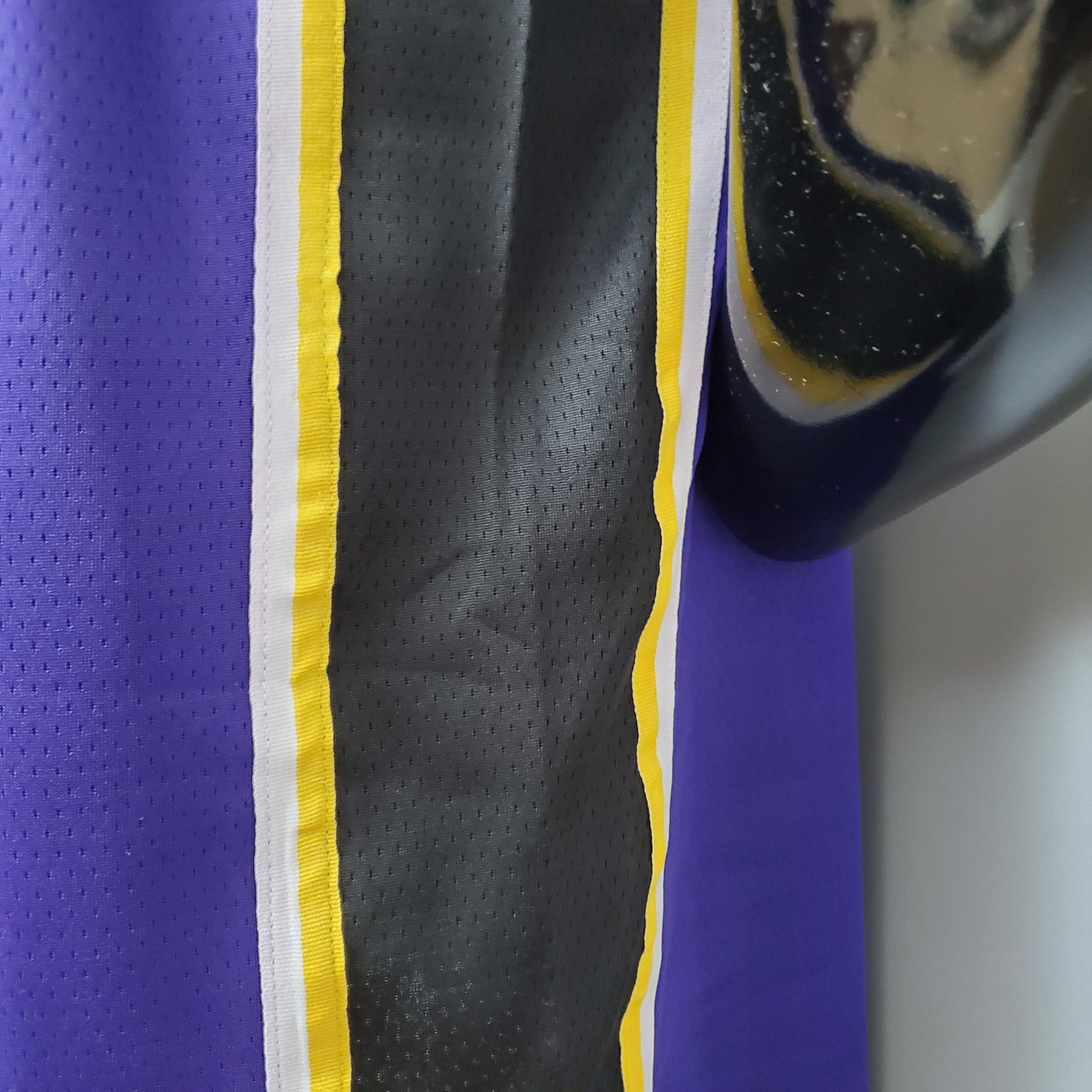 Camiseta Los Angeles Lakers James #23 Connect Recognition Purple - Imagen 5