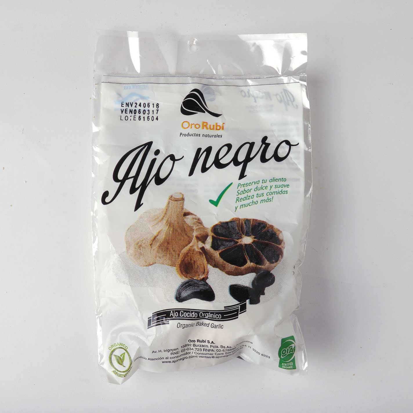 AJO NEGRO ORGÁNICO ORO RUBÍ