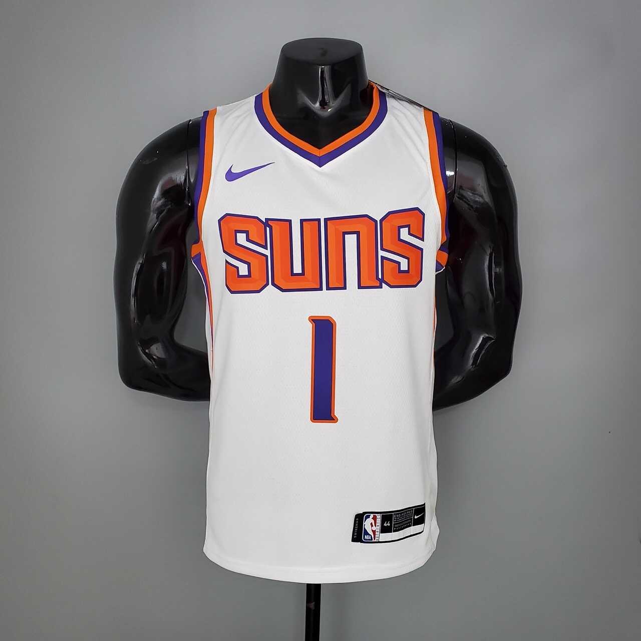 Camiseta Phoenix Suns Booker #1 White - Imagen 6