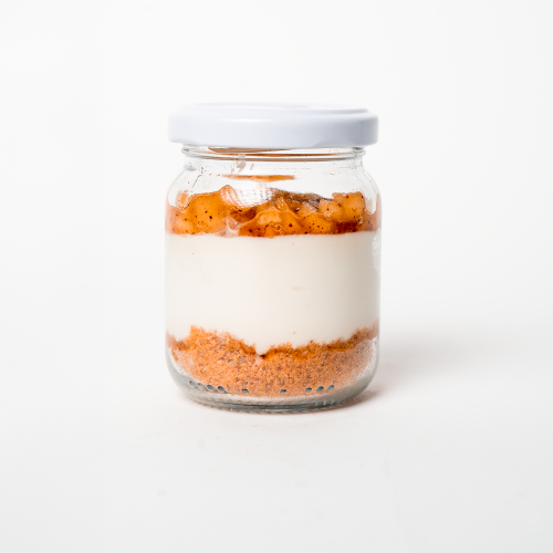 Cheesecake Crumble de Manzana, Keto, Sin azúcar, Marca Tremus