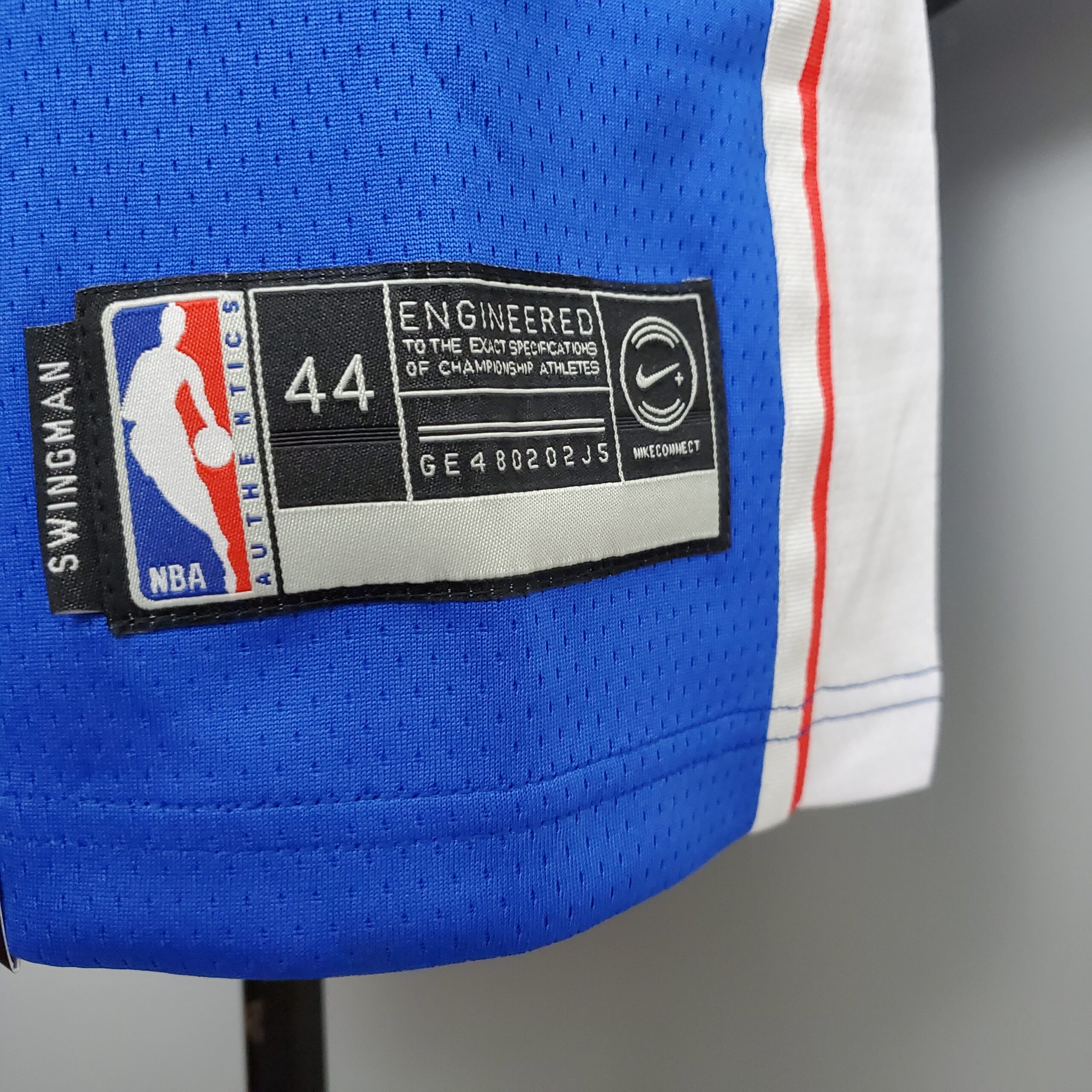Camiseta Philadelphia 76ers Iverson #3 Blue - Imagen 7