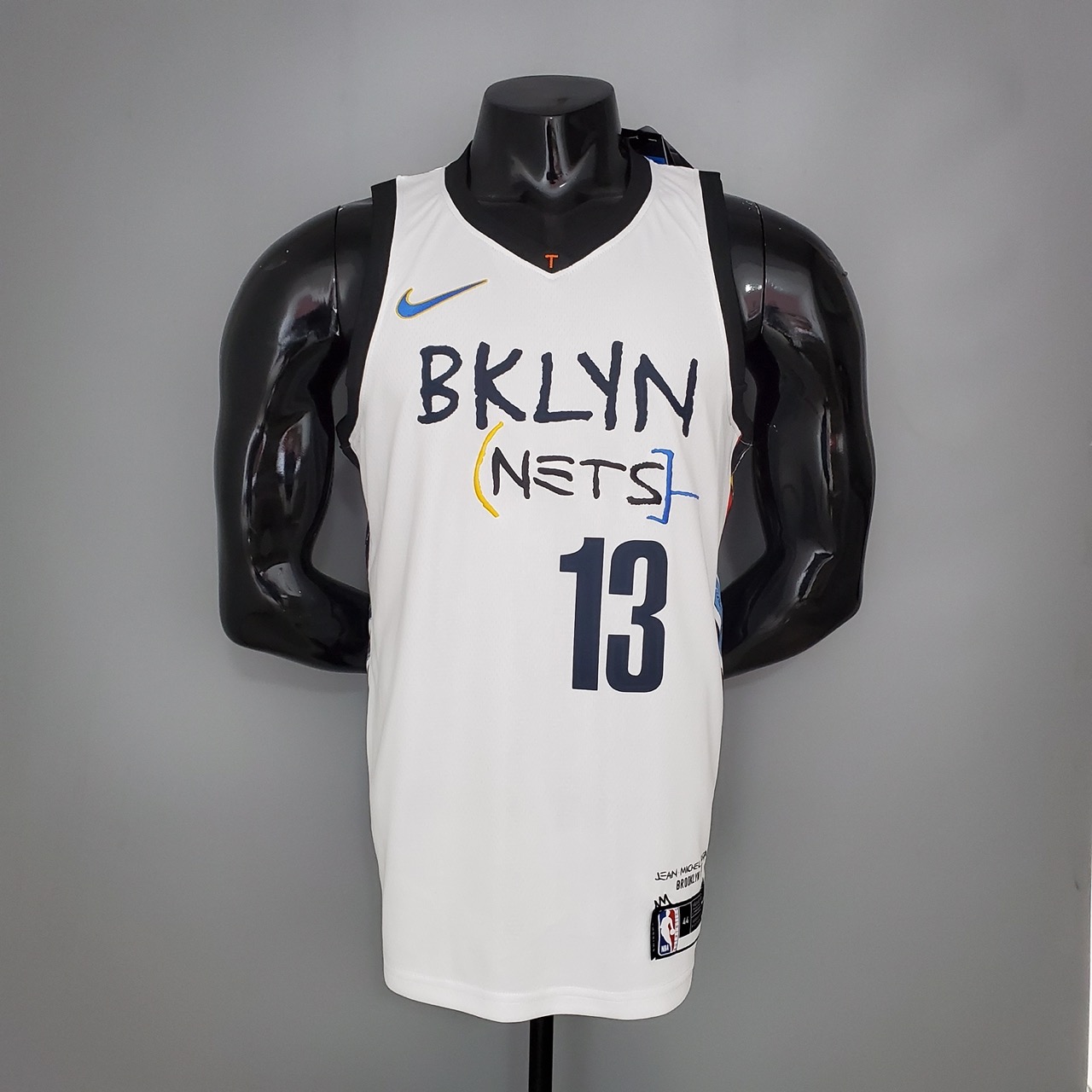 Camiseta Brooklyn Nets Harden #13 Graffiti White