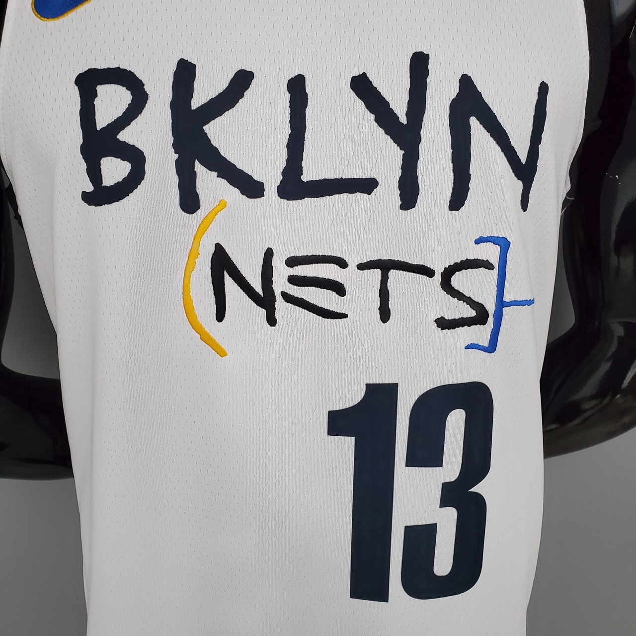 Camiseta Brooklyn Nets Harden #13 Graffiti White - Imagen 5