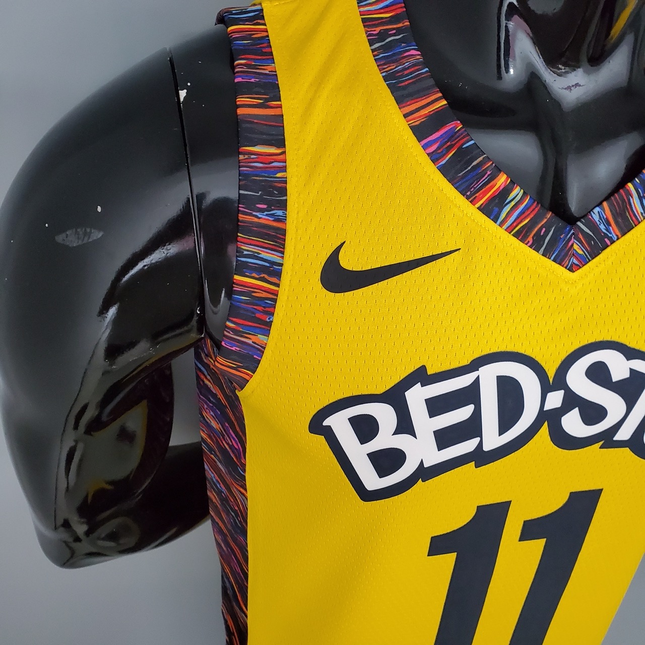 Camiseta Brooklyn Nets Irving #11 Commemorative Edition Yellow - Imagen 8