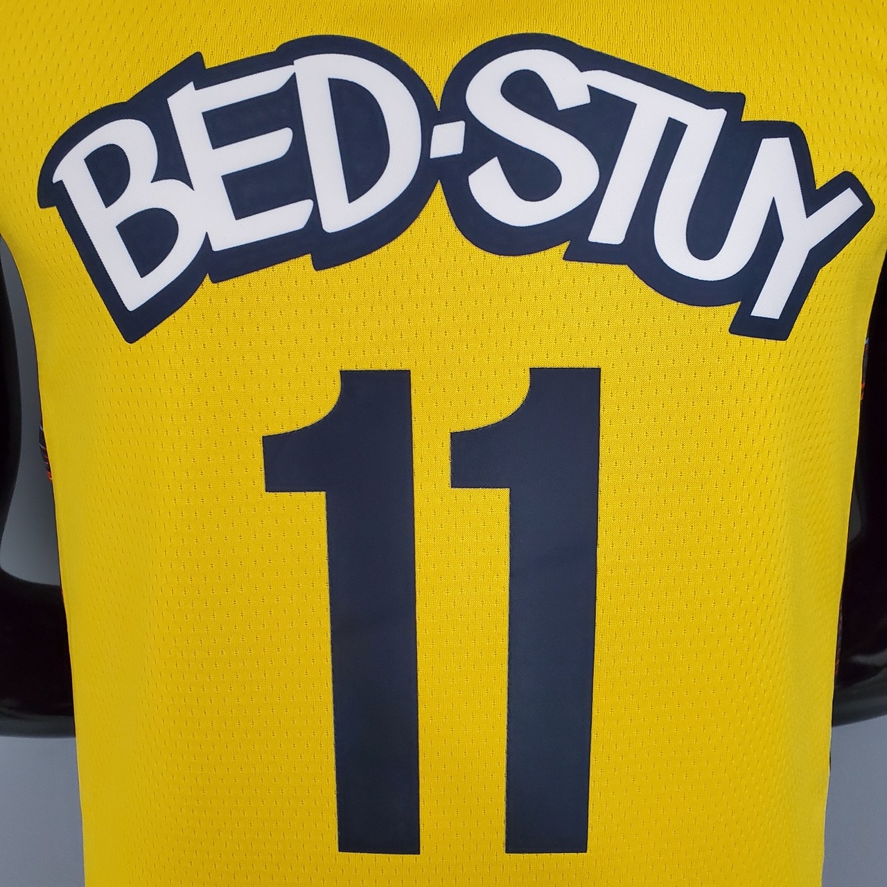 Camiseta Brooklyn Nets Irving #11 Commemorative Edition Yellow - Imagen 9