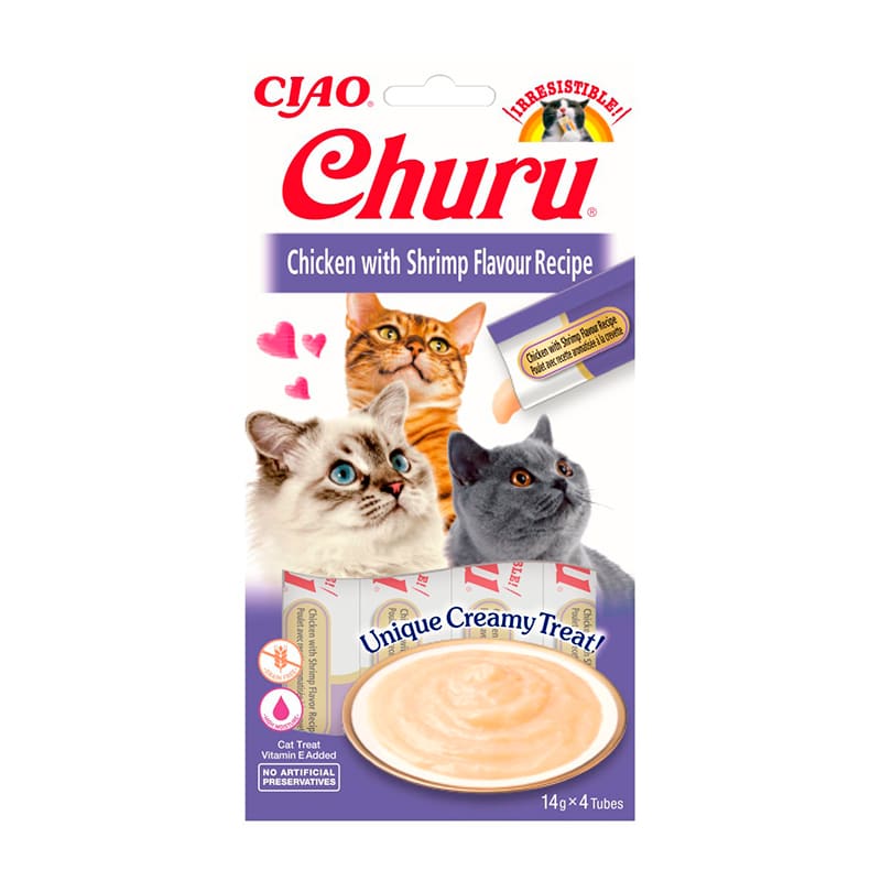 Inaba Churu Pollo y Gambas para gatos