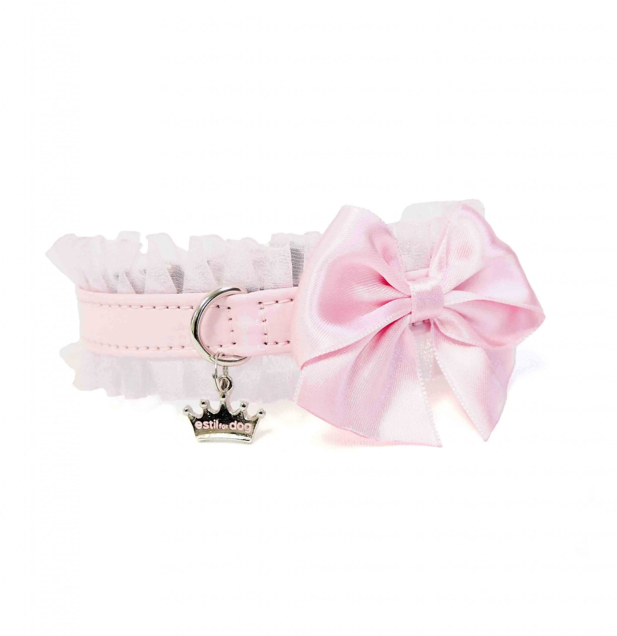 Collar Fashion Bow Rosa