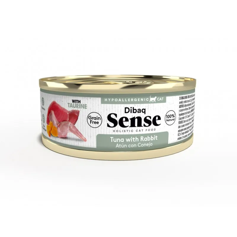 Dibaq Receta de Atún con Conejo y Calabaza para gatos