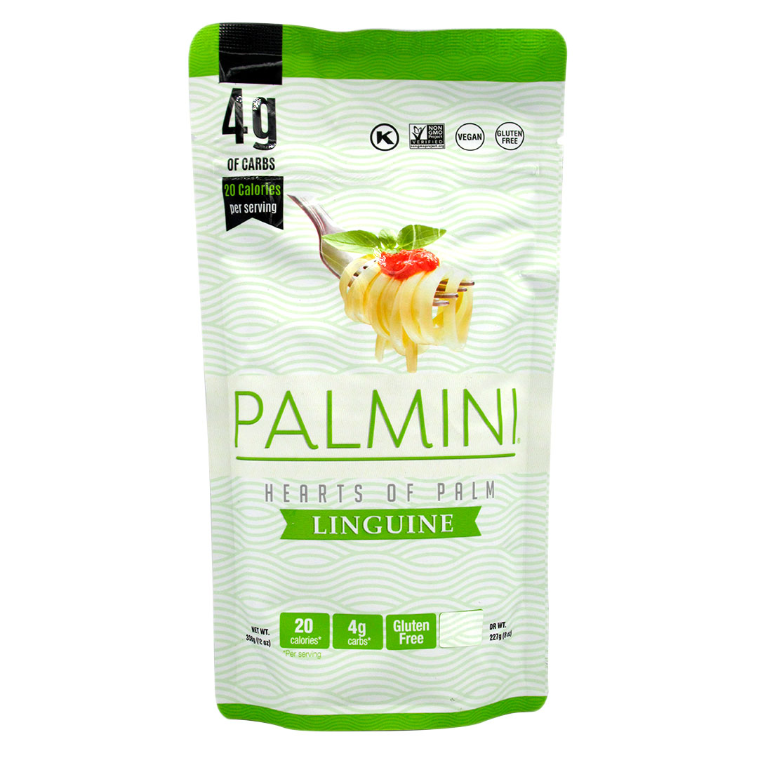 Linguini de Palmito Keto Vegano Sin Gluten 338 grs marca Palmini
