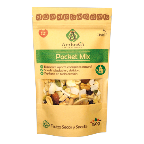 Pocket mix 150 grs marca Ambrosia