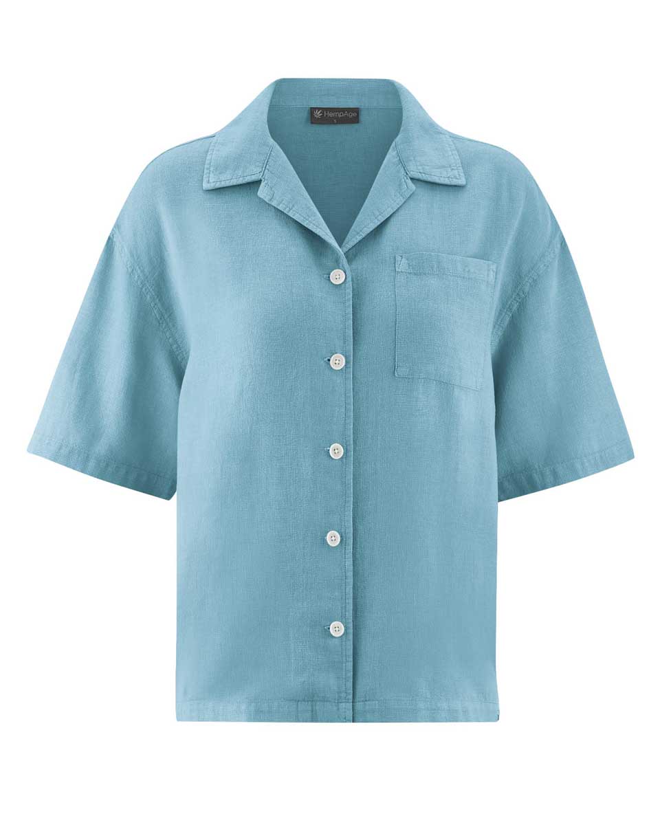 Camisa casual mujer de manga corta ecológica - Imagen 5