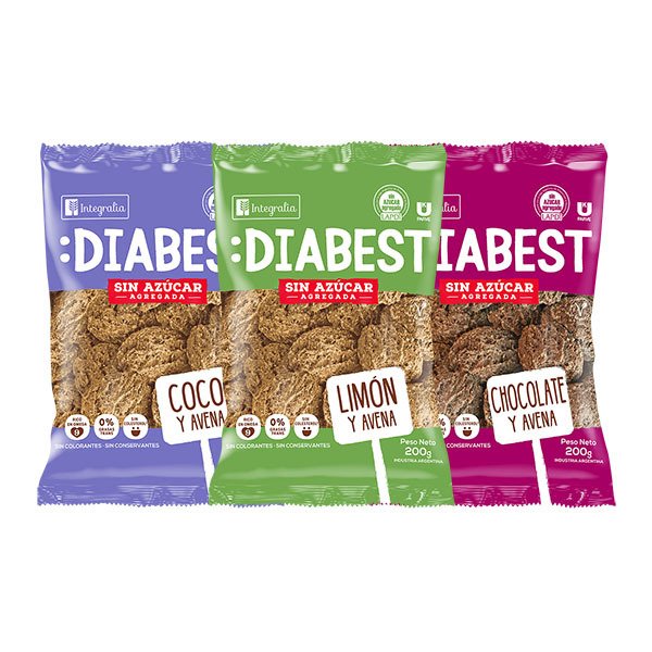 DIABEST DE CHOCOLATE Y AVENA 200GR – INTEGRALIA - Imagen 3