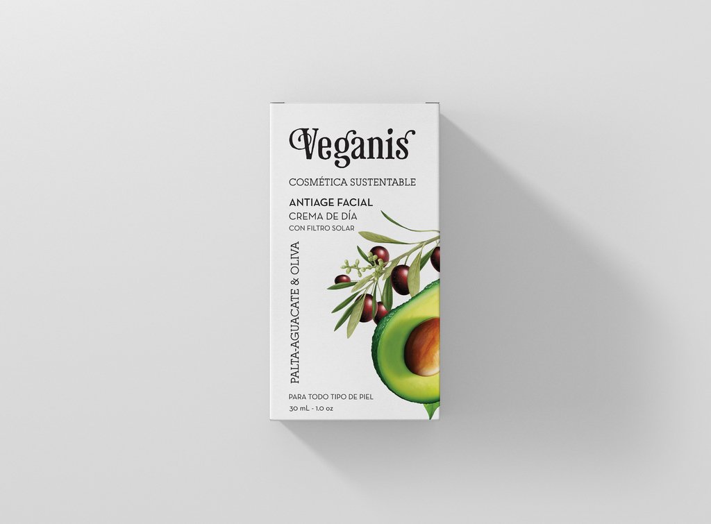 CREMA DE DÍA DETOX FACIAL CON PALTA Y OLIVA VEGANIS