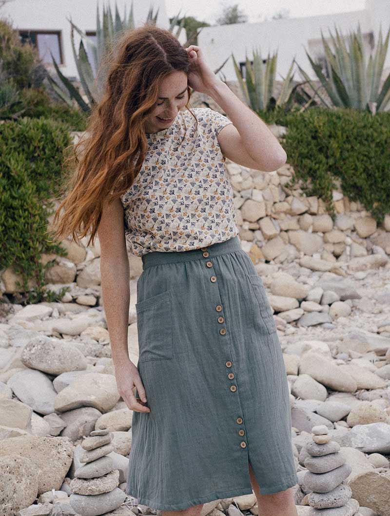 Faldas mujer 100% ecológicas de colores