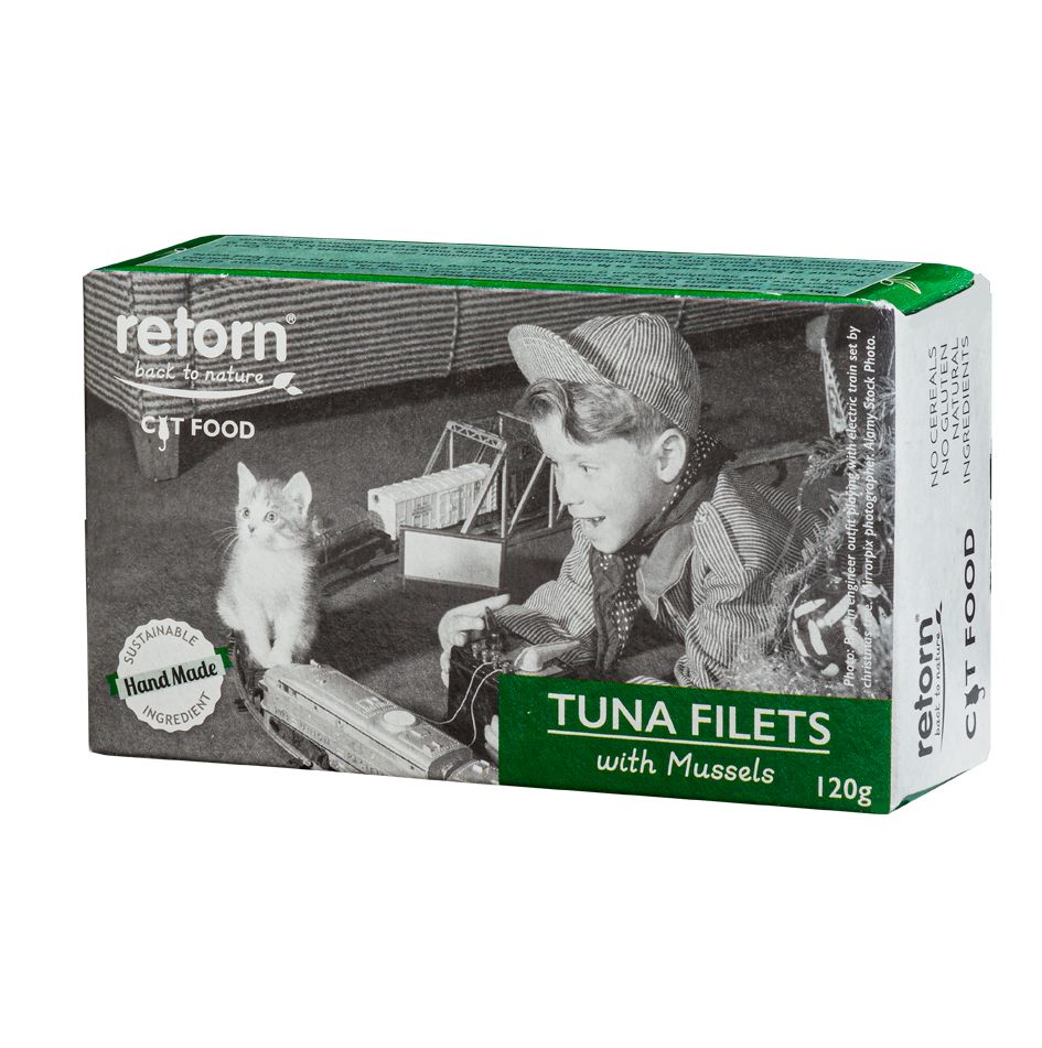 Filetes Retorn Atún natural con Mejillones