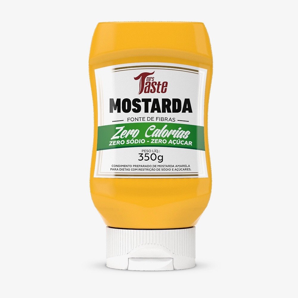 MOSTAZA SIN GLUTEN, SODIO NI AZÚCAR 350 GR. MRS. TASTE