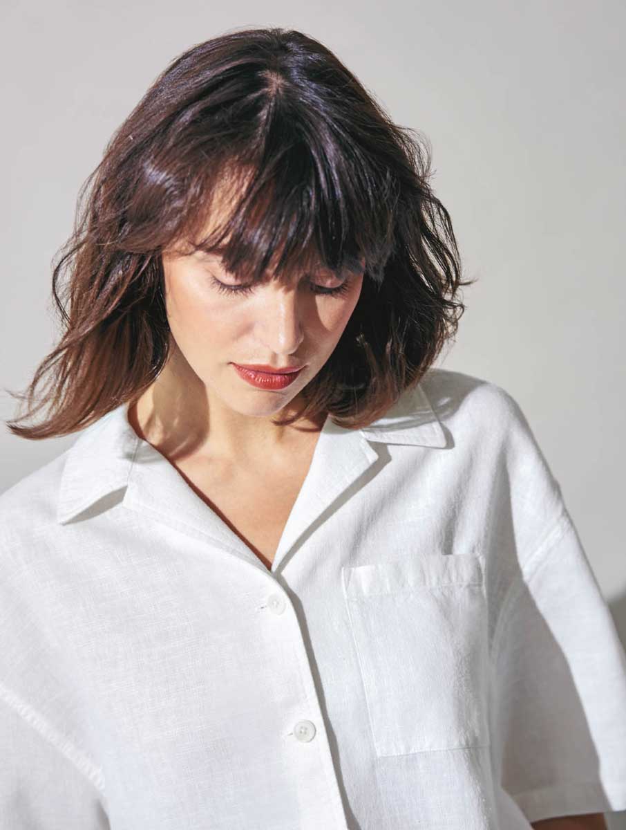 Camisa casual mujer de manga corta ecológica - Imagen 2