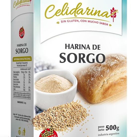 HARINA DE SORGO 500GR CELIDARINA - Imagen 2