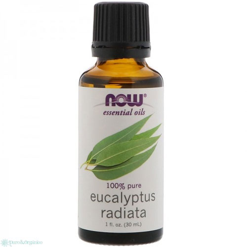 Aceite Aromatizante de Eucaliptus 100% puro 30 ml Marca Now