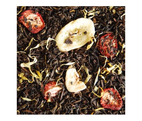 Té rojo fresa y plátano