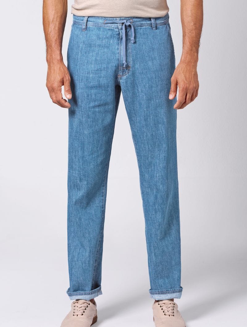 Vaqueros rectos hombre de tejido orgánico